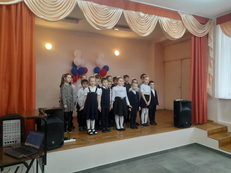 Выступление на конкурсе песни Журавли